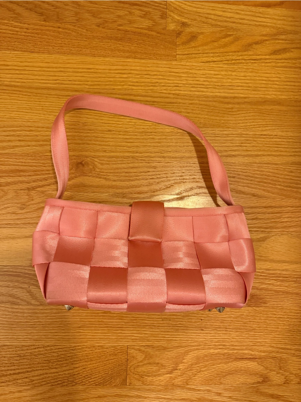 Seatbelt Mini Shoulder Bag in Pink